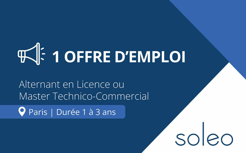 Nous recrutons un alternant Technico-commercial